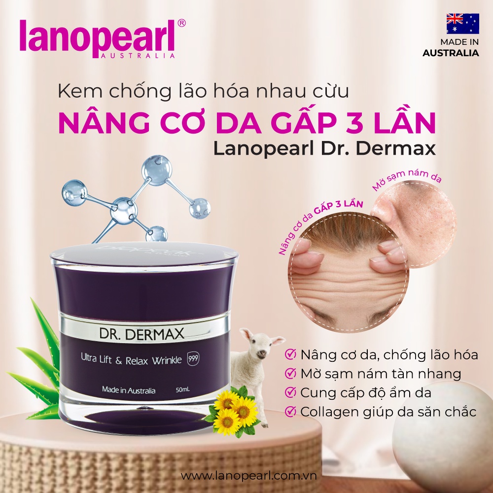Kem nâng cơ da chống chảy xệ Lanopearl Dr Dermax Ultra Lift & Relax Wrinkle