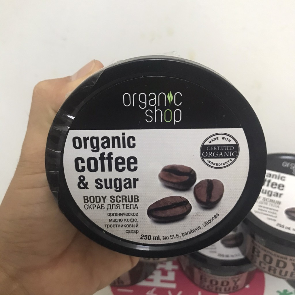 TẨY DA CHẾT TOÀN THÂN ORGANIC SHOP BODY SCRUB