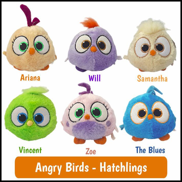 Búp Bê Đồ Chơi Angry Birds Hatchlings 8in