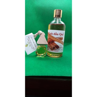 Combo tinh dầu quế 50ml + tinh dầu treo xe/tủ quần áo