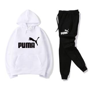 Set Đồ Thể Thao Puma Dáng Rộng Có Mũ Trùm Thời Trang Xuân Thu Dành Cho Nữ