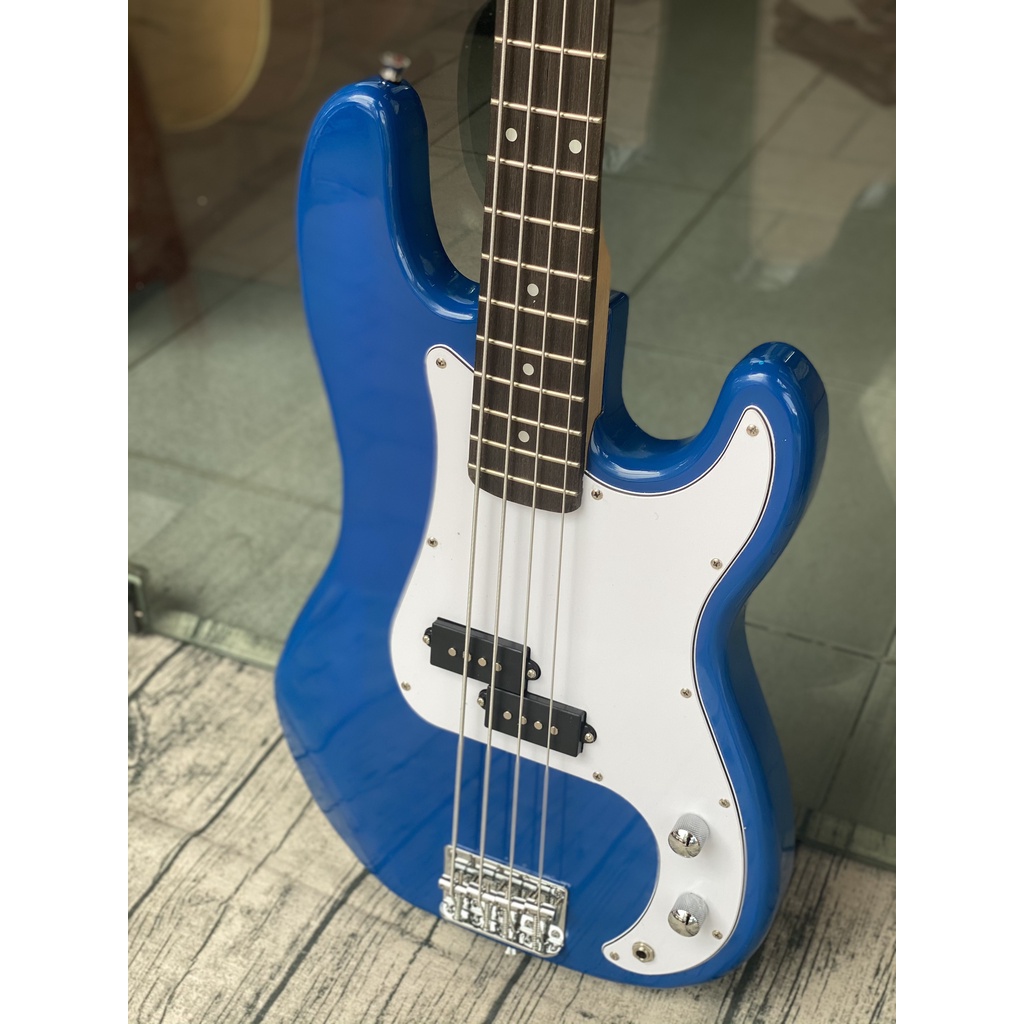 Guitar bass điện Dallas DL-B1 2 mobin tặng kèm phụ kiện