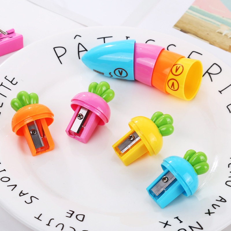 1 Đồ Chuốt Bút Chì Hình Củ Cà Rốt Dễ Thương