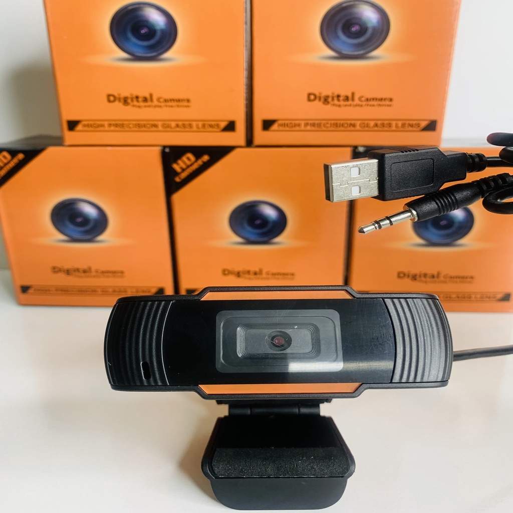 Webcam chân kẹp màn hình PC Camera FULL HD720