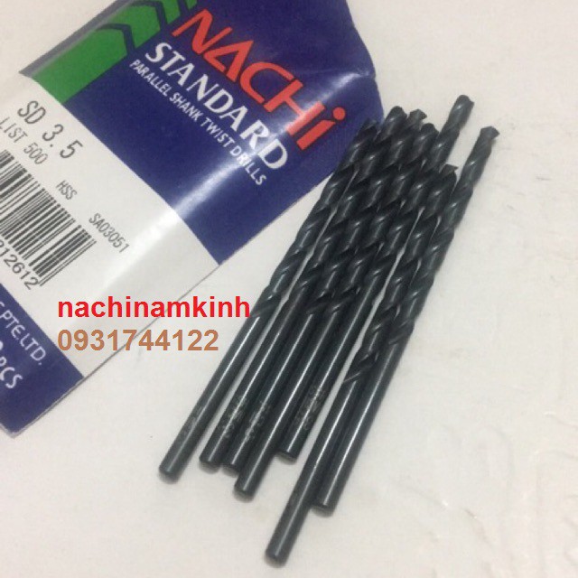 mũi khoan nachi 3mm đến 3.9mm 1 mũi