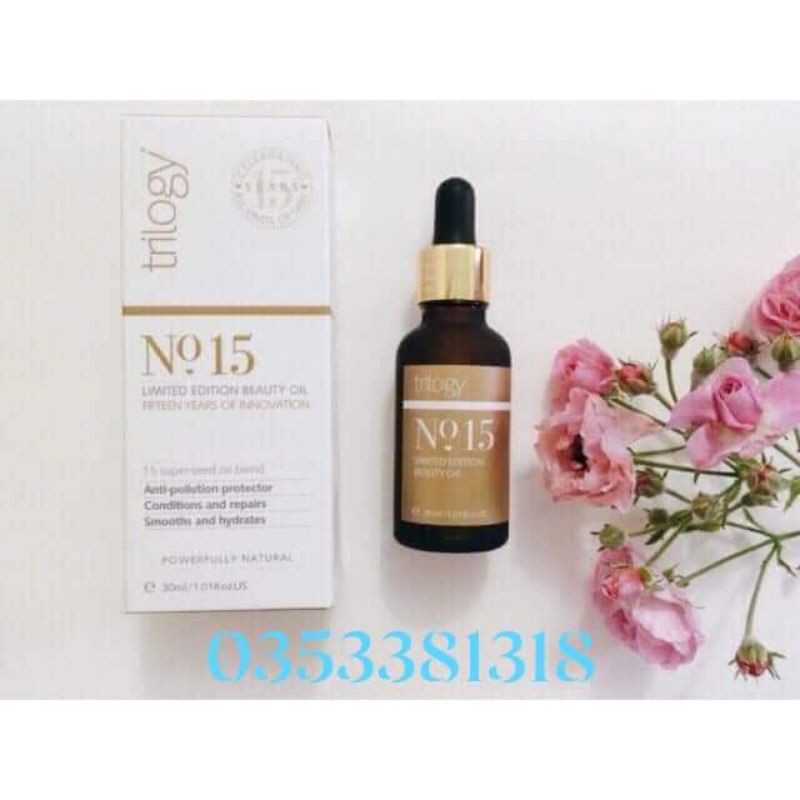 Tinh dầu Trilogy No15 Limited Edition Beauty Oil 30ml