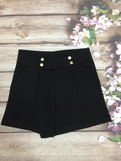 [🔥DEAL SHOCK🔥] Quần Shorts Nữ Cạp Cao 4 cúc - Quần Đùi Nữ Cạp Cao Cách Điệu | BigBuy360 - bigbuy360.vn