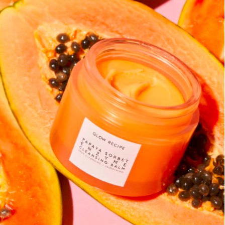 [SẴN] SÁP TẨY TRANG CHIẾT XUẤT ĐU ĐỦ GLOW RECIPE PAPAYA SORBET ENZYME CLEANSING BALM 100ml (Bill Mỹ)