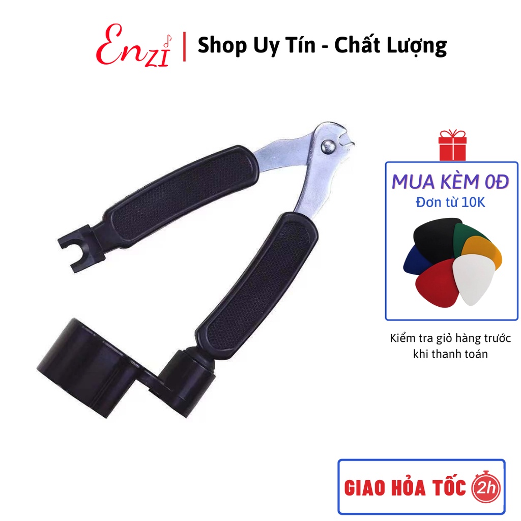 Kìm cắt dây đàn guitar 3 trong 1 đa chức năng căng dây và cậy nhổ chốt đàn acoustic tiện lợi Enzi