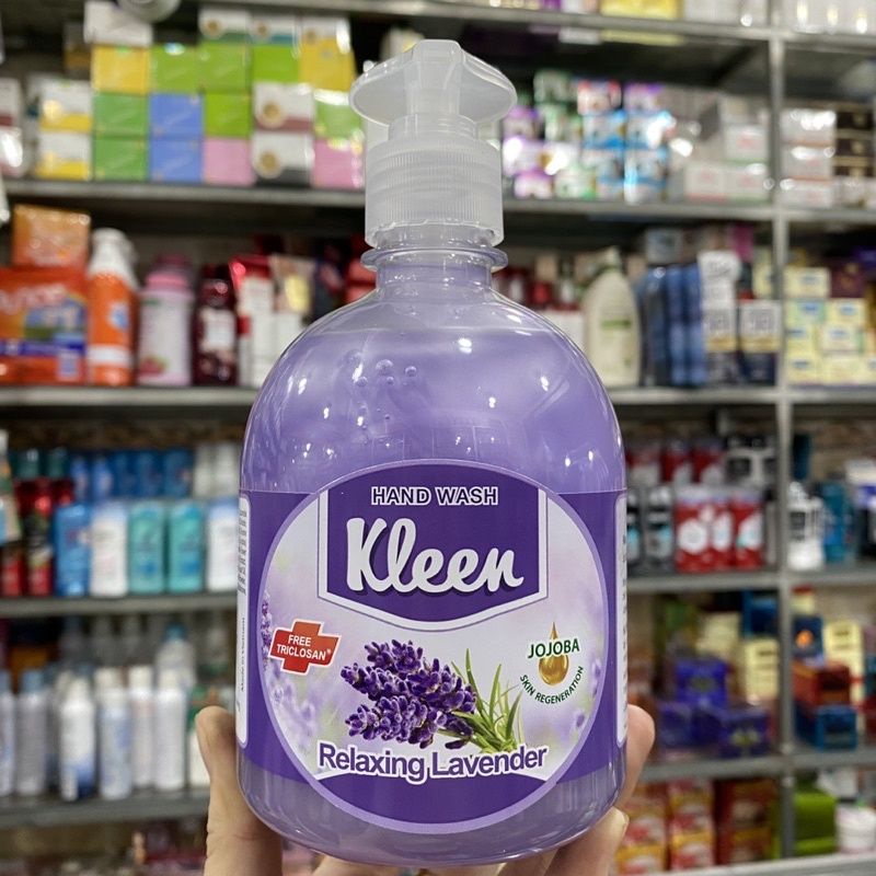 500ml - Nước rửa tay Kleen xoài/đào/lavender/trà xanh