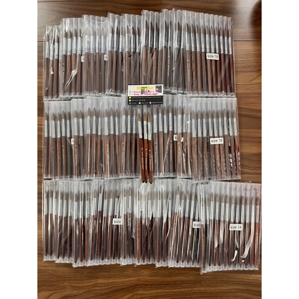 Cọ Đắp Bột Nail số 14,16,18 - 777 Kolinsky England (Sỉ sll Call 0902747649)