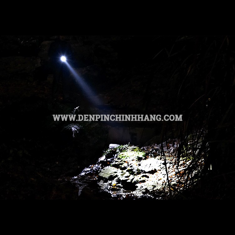 Đèn pin đội đầu LHL 10W có zoom xa gần mới