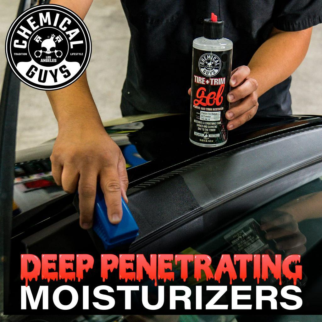 Gel phục hồi nhựa bạc màu Chemical Guys Tire and Trim Gel, dưỡng nhựa nhám, làm mới nhựa đen 478ml