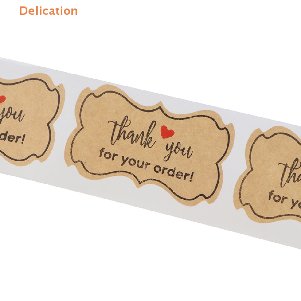 Cuộn 250 Miếng Dán In Chữ Thank You for Your Order