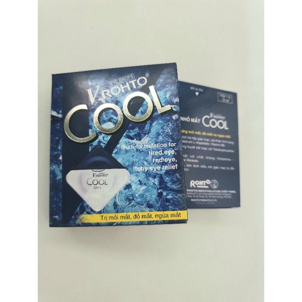 (❣️❣️❣️-5% LN cho quỹ Vacxin Covid19) Nước nhỏ mắt tạo sức sống mới cho đôi mắt Rohto Cool 13ml- Đông Anh Pharmart