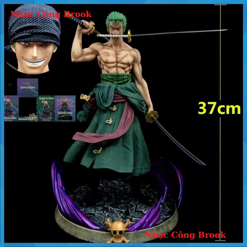 Mô Hình Zoro - Mô Hình Onepiece Zoro Cao 22cm Trạng Thái Chiến Đấu Full Box Siêu Ngầu