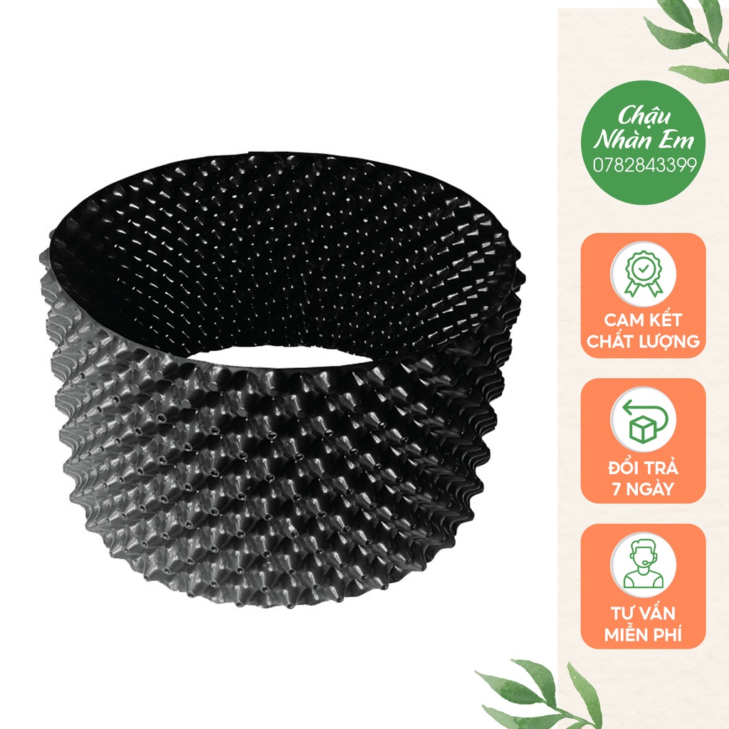 Bầu ươm thông minh V6 khổ 20cm chất liệu nhựa PVC chắc chắn - v6-2tac-6ly