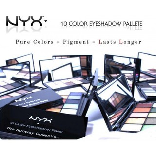 Bảng phấn mắt NYX 10 màu