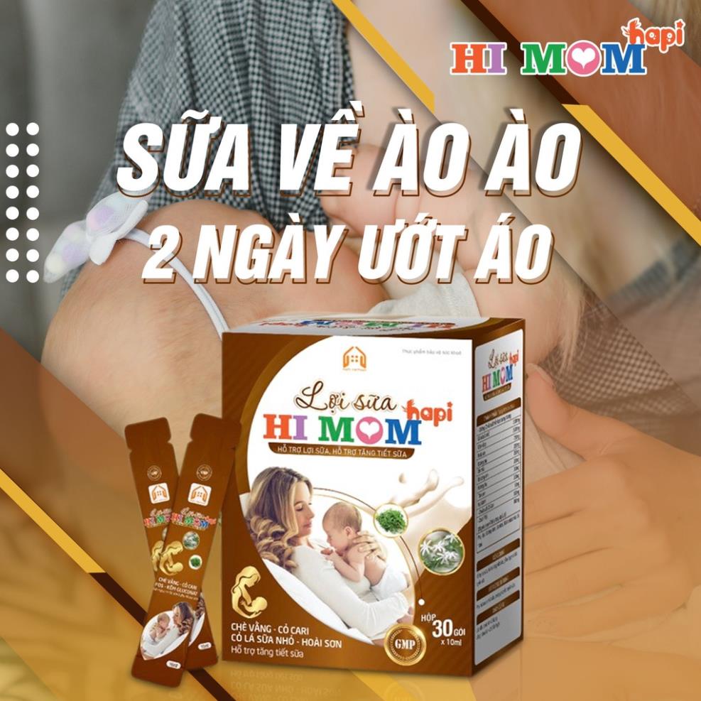 Lợi sữa Hi Mom - Sữa nhiều hơn, thơm hơn, đặc hơn, mát hơn, thông tắc tia sữa Tặng Kèm Quà