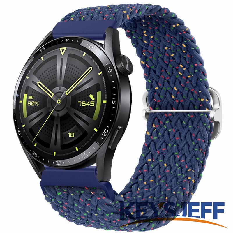 Dây Đeo Thay Thế Bằng Nylon Co Giãn Điều Chỉnh Được Cho Samsung Galaxy Watch 3 45mm/Huawei GT3/GT 2 46mm