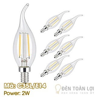 Bóng đèn: Bóng đèn LED nến C35 đuôi E14