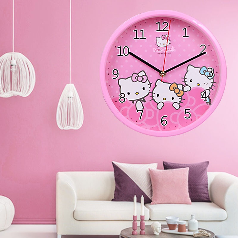 Đồng hồ treo tường Hello Kitty
