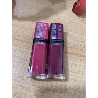 Son Bourjois velvet 37 tím đỏ mận