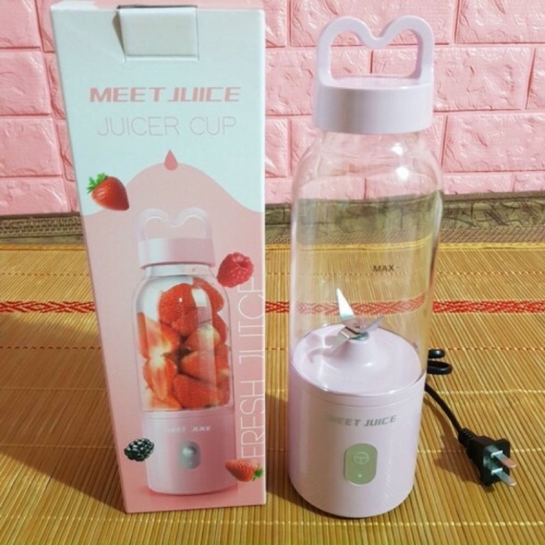 Máy xay sinh tố cầm tay Meet juice chính hãng /Máy xay đa năng tiện lợi