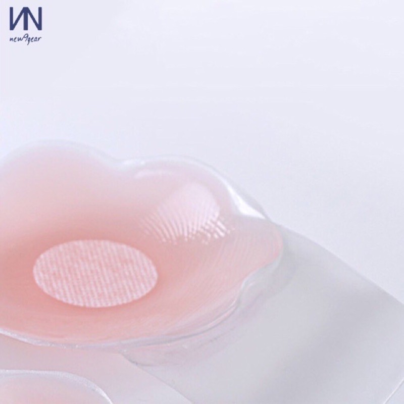 Áo dán ti tai thỏ silicon tàng hình nâng ngực chống chảy xệ. Dán nhũ hoa silicon có tai nâng ngực