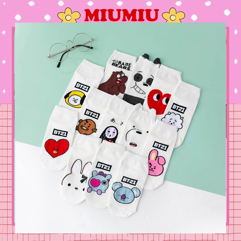 Tất Nữ Cổ Ngắn BT21