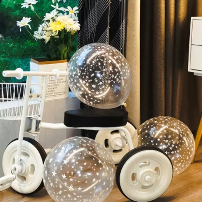 Set 20 Bong Bóng Cao Su Trong Suốt 12 inch Hình Ngôi Sao Xinh Xắn Dùng Để Trang Trí Tiệc Cưới / Sinh Nhật