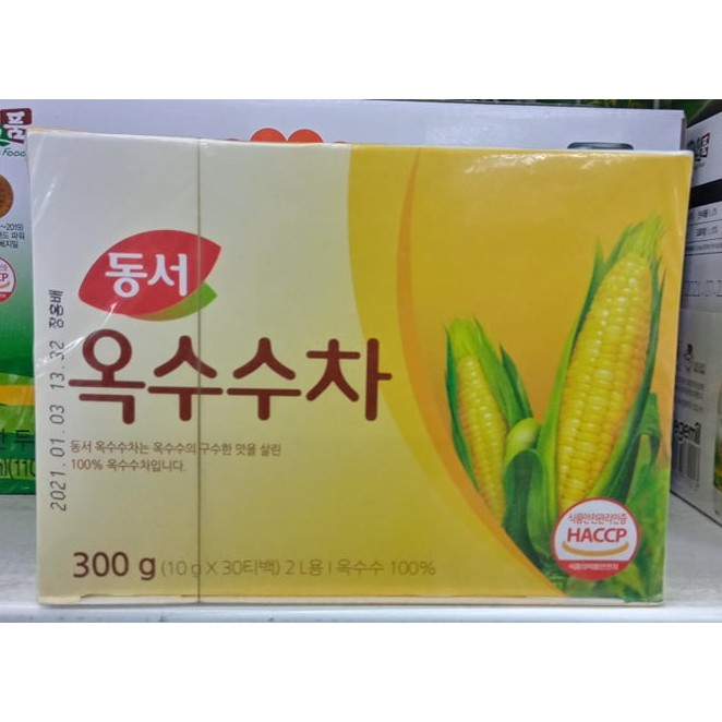 TRÀ NGÔ HÀN QUỐC 300G (TÚI LỌC) - 옥수수차