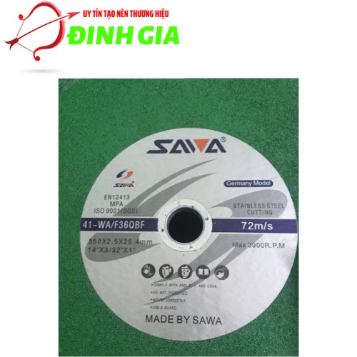 Đá Cắt Xanh Sawa 3.5 Tấc, 350mm