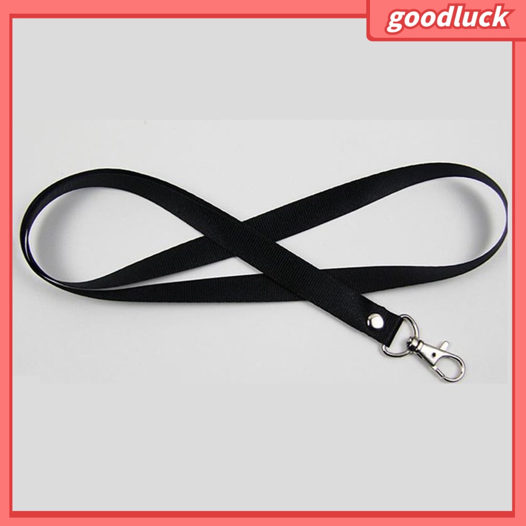 Dây Đeo Thẻ ID Bằng Nylon Màu Trơn Chống Rách Tiện Dụng Cho Người Lớn