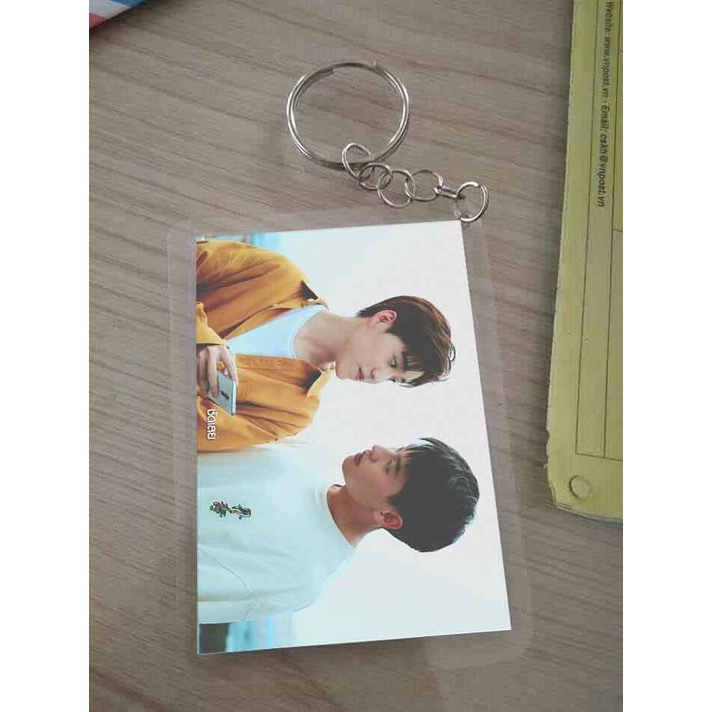 Móc khóa BKPP  ép plastic THEO YÊU CẦU 2 MẶT