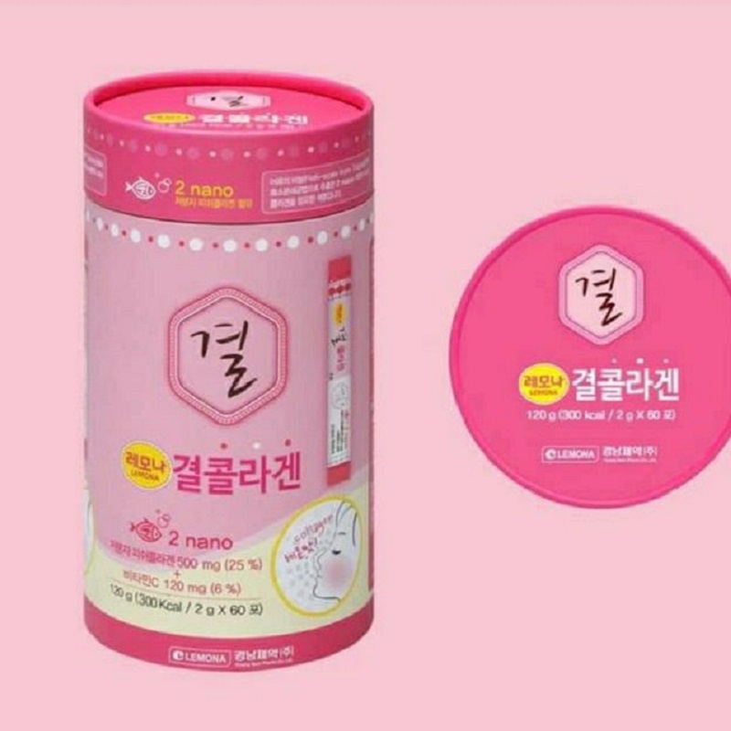 [ Hàng Chuẩn ] Bột Bổ Sung Collagen Cá Lemona Gyeol Fish Hàn Quốc, Hộp 60 Gói * 2g, Giúp Đẹp Da, Mịn Màng, Săn Chắc