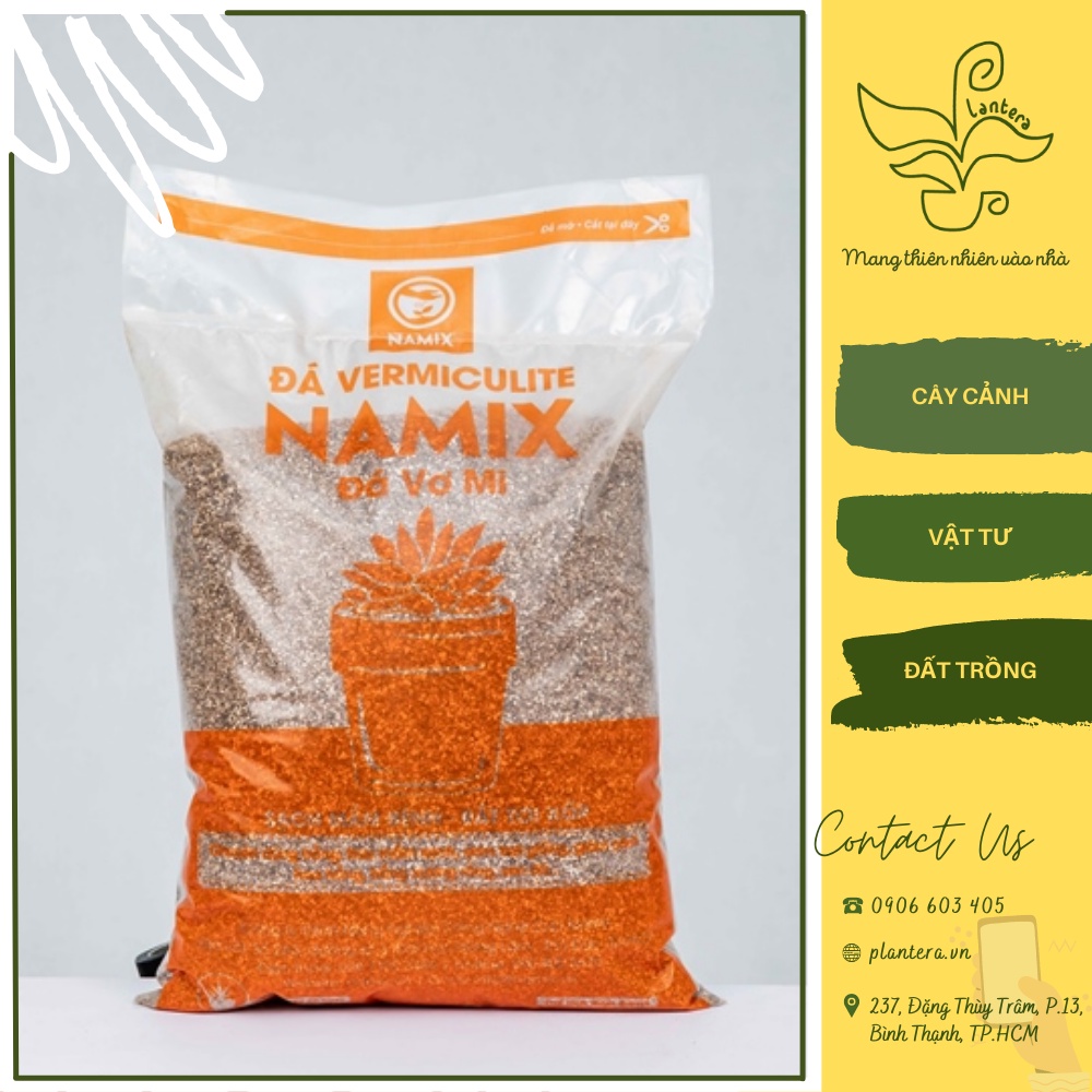 Đá Vermi Namix túi 5dm3 - Giá Thể - Đá Perlite