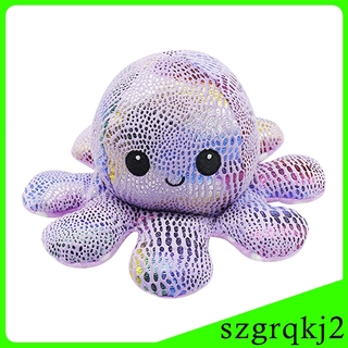 Newest Kids Soft Gift Octopus Plush Animals Children Double-Sided Flip Doll Toys