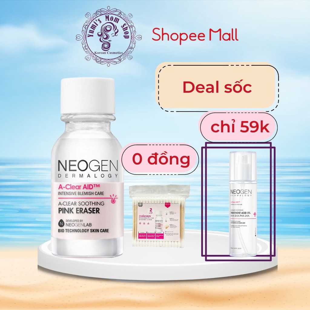 Chấm mụn Neogen A-clear Soothing Pink Eraser 15ml
