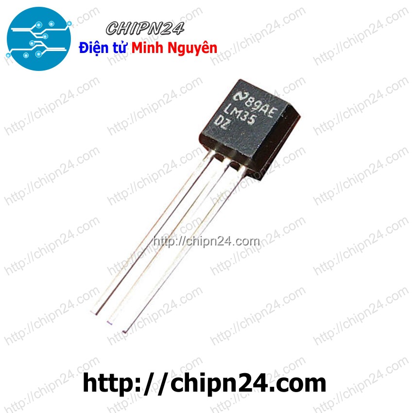 [1 CON] IC LM35 TO-92 (IC Cảm Biến Nhiệt Độ)