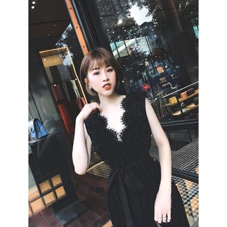 ĐẦM REN BODY THIẾT KẾ CỘT NƠ EO
