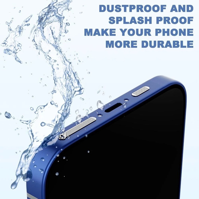 Bộ 8 Miếng Dán Kim Loại Mỏng Chống Bụi Tự Dính Hình Dấu Chân Mèo Cho iPhone 12 / 13 Series (Không Bao Gồm 13)