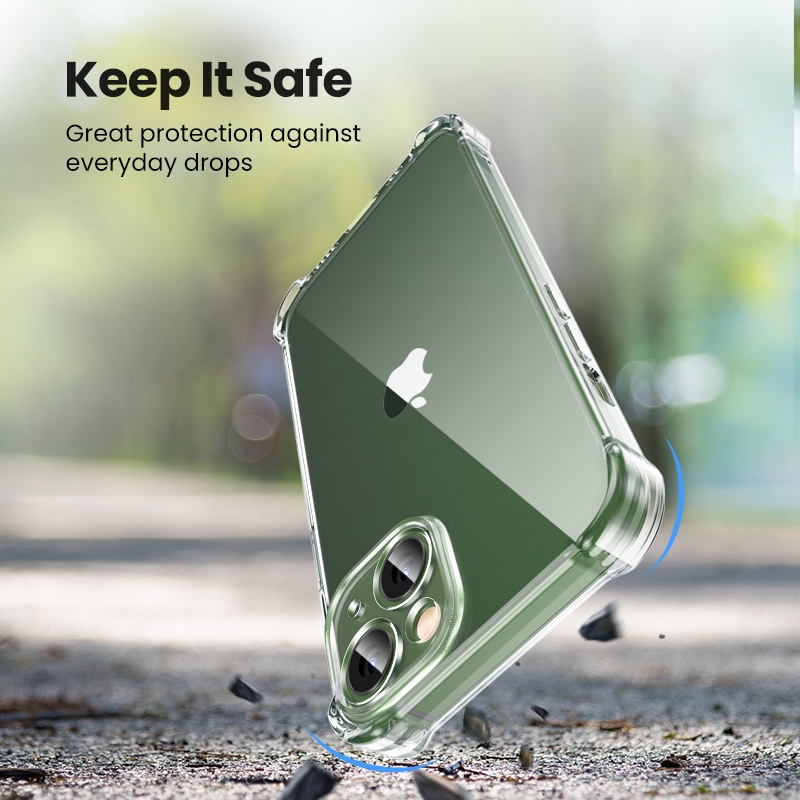 UGREEN Ốp Điện Thoại TPU Mềm Trong Suốt Chống Sốc Cho iPhone 13