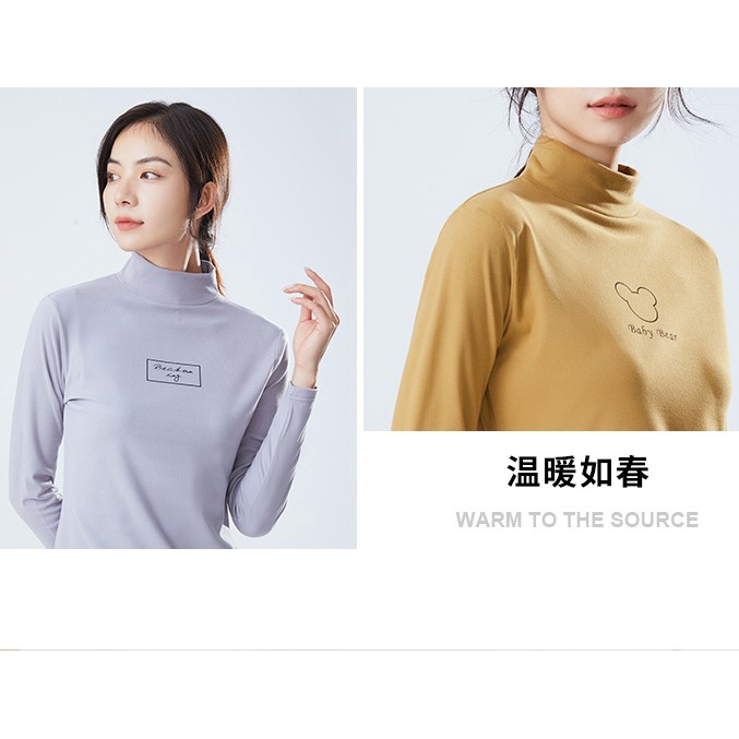 [LF.VN] Áo Sơ Mi Nhung Cổ Cao Tay Dài Thời Trang Mùa Thu Cho Nữ