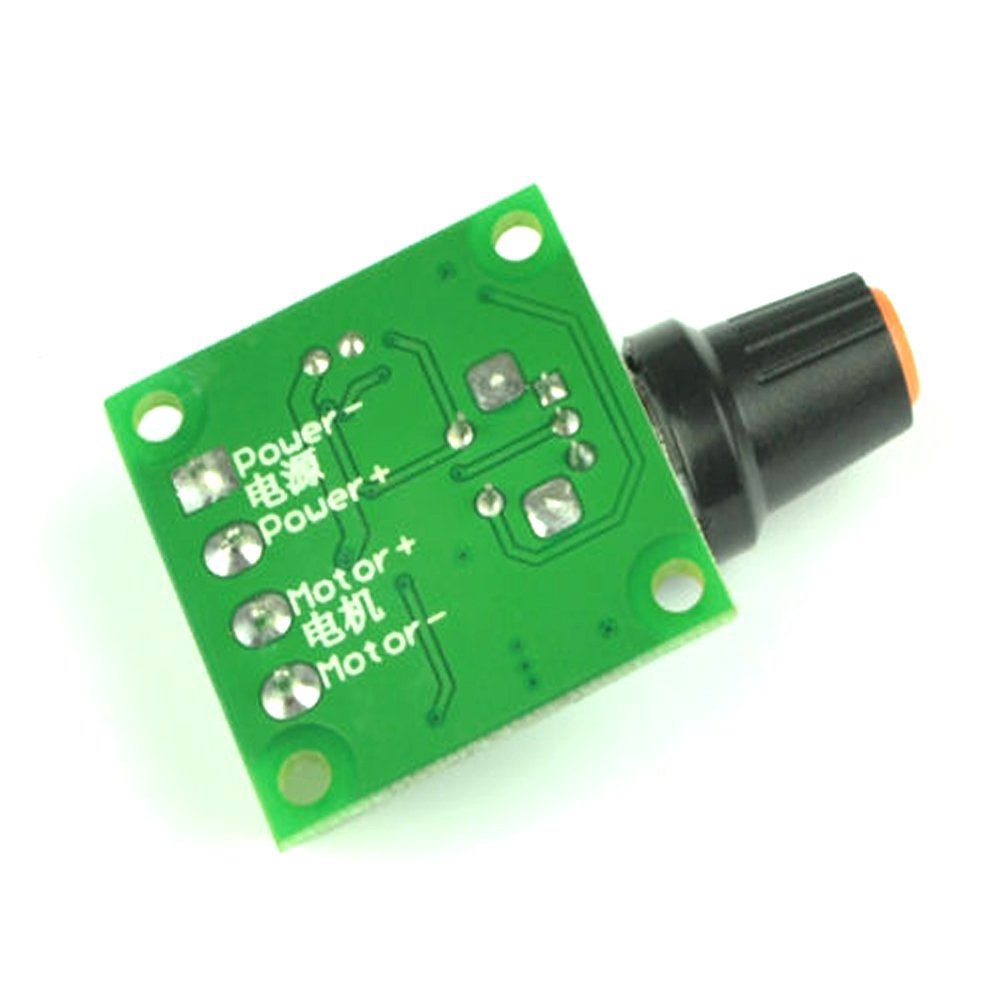 Bộ điều khiển tốc độ động cơ DIYMORE 2A PWM 1803BK + cầu chì tự phục hồi DC 1.8V 3V 5V 6V