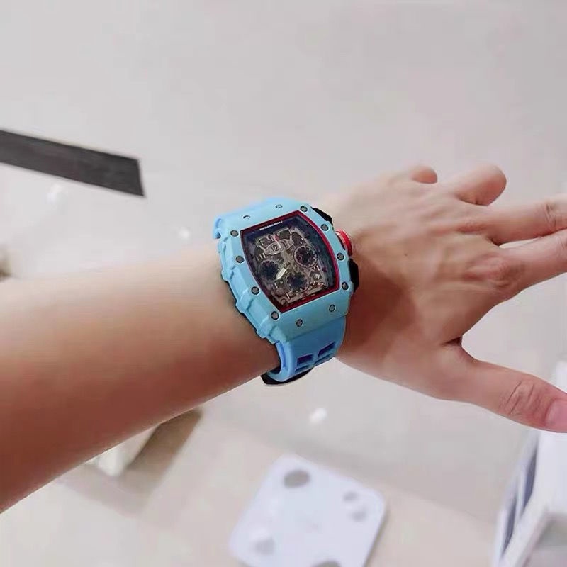 Đồng Hồ Thể Thao Richard Jessie Đa Năng Dây Silicone Cho Nam