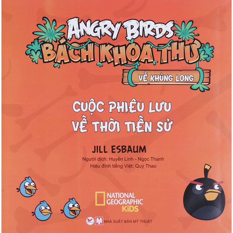 Sách - Angry Bird - Bách Khoa Thư Về Khủng Long