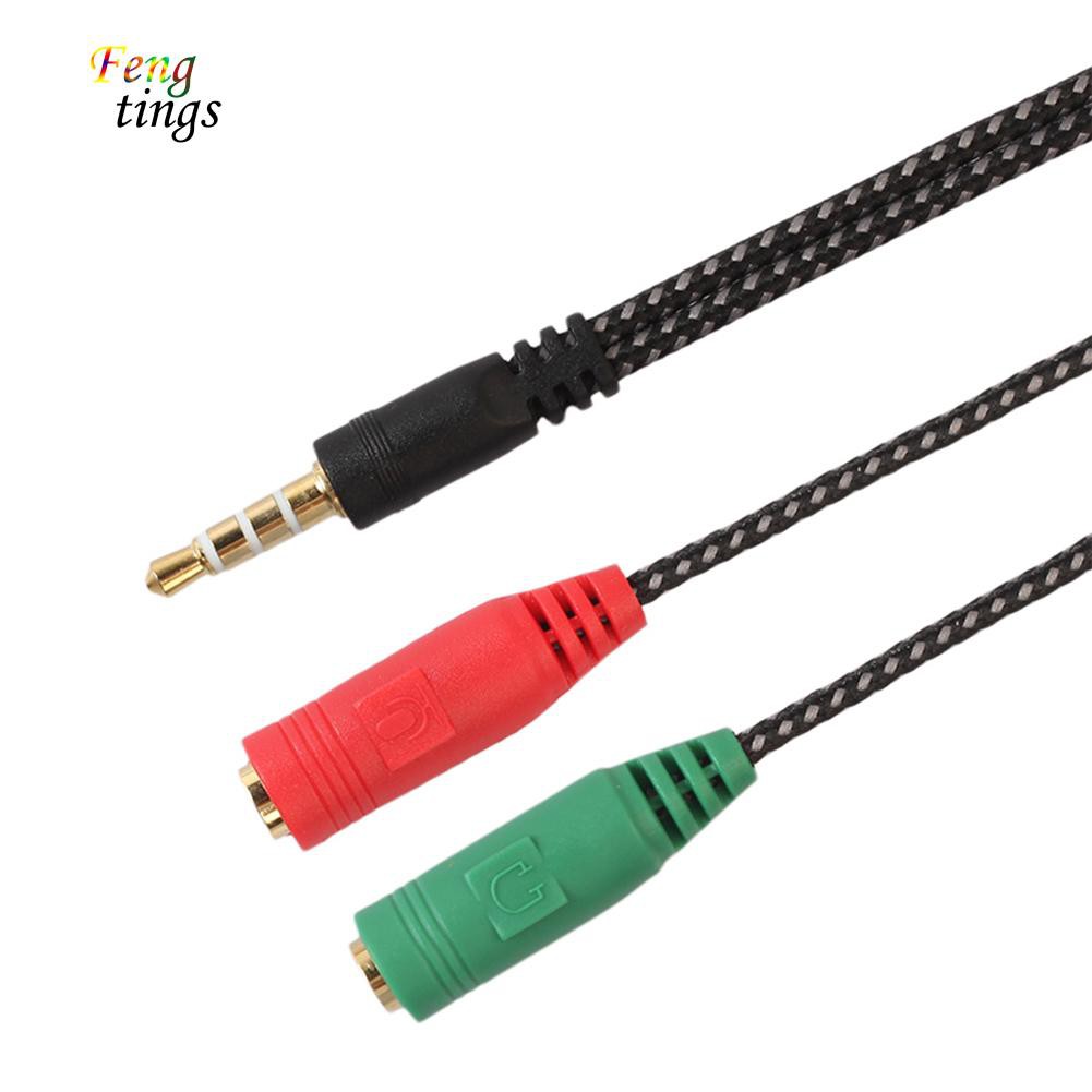 Dây chia đầu âm thanh chuẩn 3.5mm