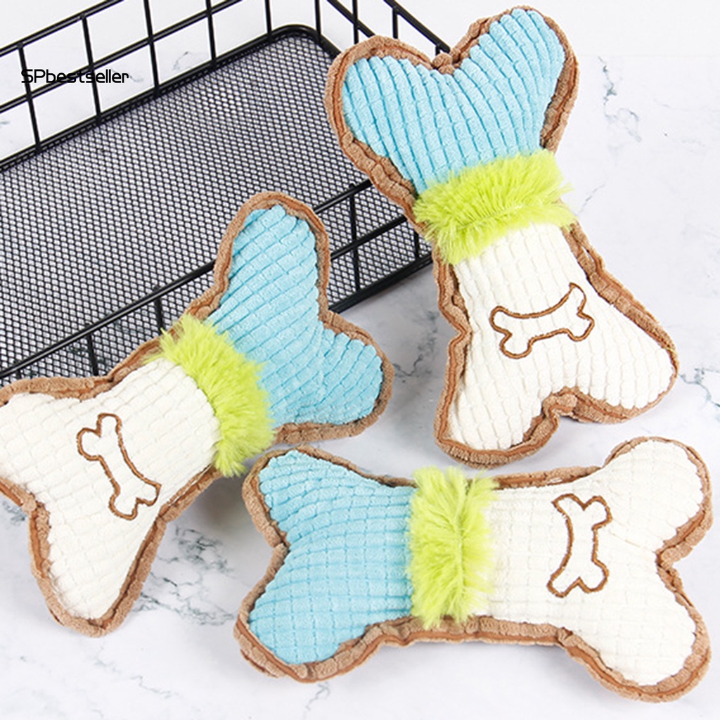 Đồ chơi nhồi bông hình khúc xương chống cắn cho chó cưng