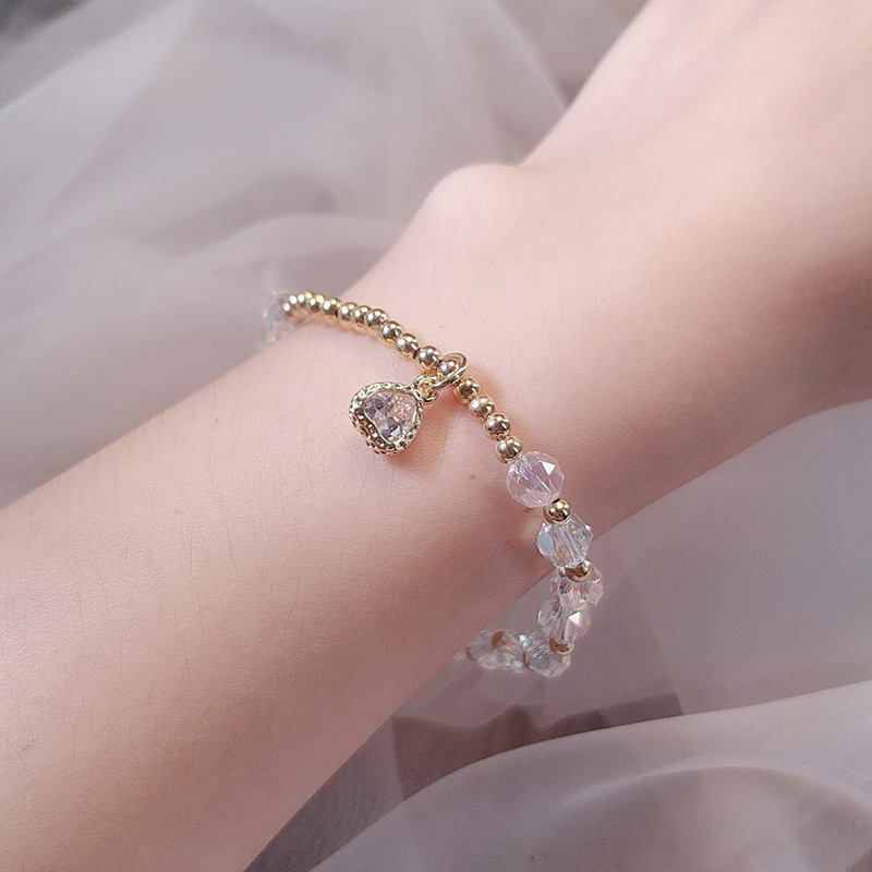 Vòng tay may mắn thiết kế đơn giản xinh xắn cho nữ